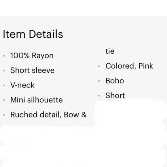 Sonoma Pink Tie Waist Short Sleeve Dress Size XL - Picture 8 of 8